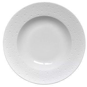 Bernardaud Ecume Large White Rim Serving Bowl, 11.5 inch, $150 Retail